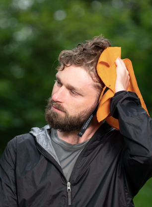 Rýchloschnúci uterák Cocoon Microfiber Towel Hyperlight XL - sunrise
