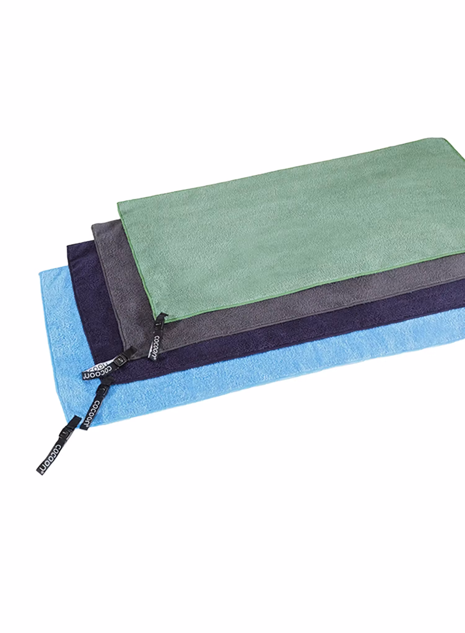 Rýchloschnúci uterák Cocoon Microfiber Towel - Terry M - bamboo green
