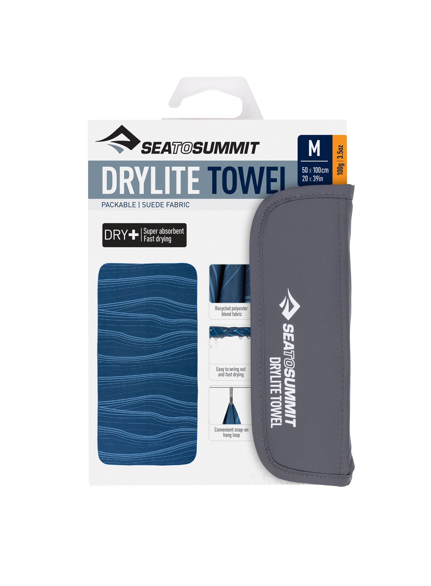 Rýchloschnúci uterák Sea To Summit DryLite Towel M - atlantic wave