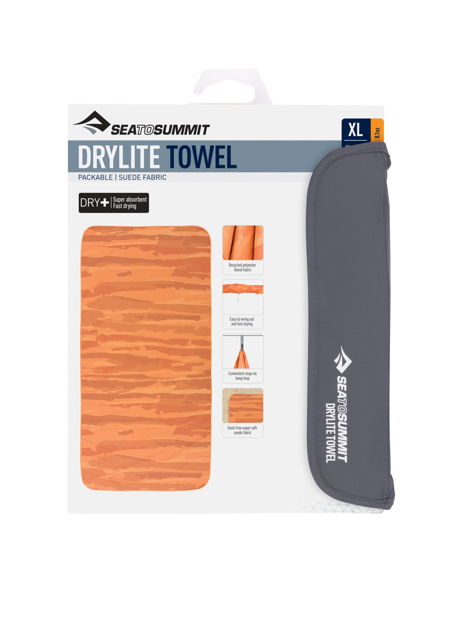 Rýchloschnúci uterák Sea To Summit DryLite Towel XL - outback sunset