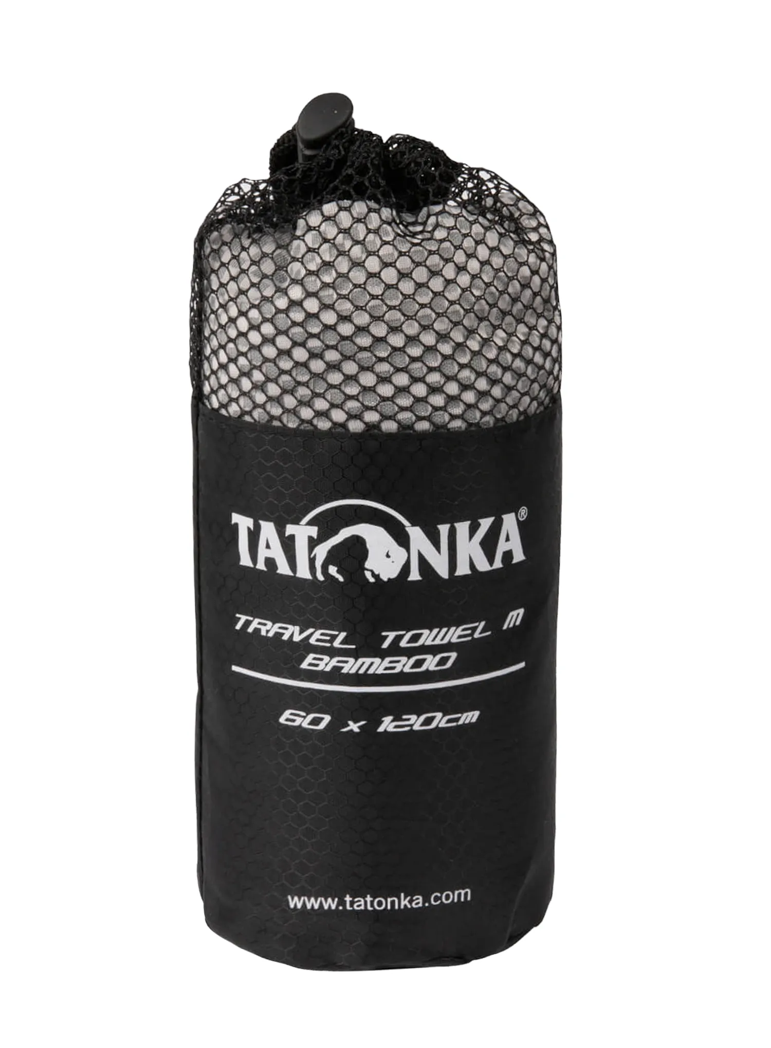 Rýchloschnúci uterák Tatonka Travel Towel Bamboo M - grey