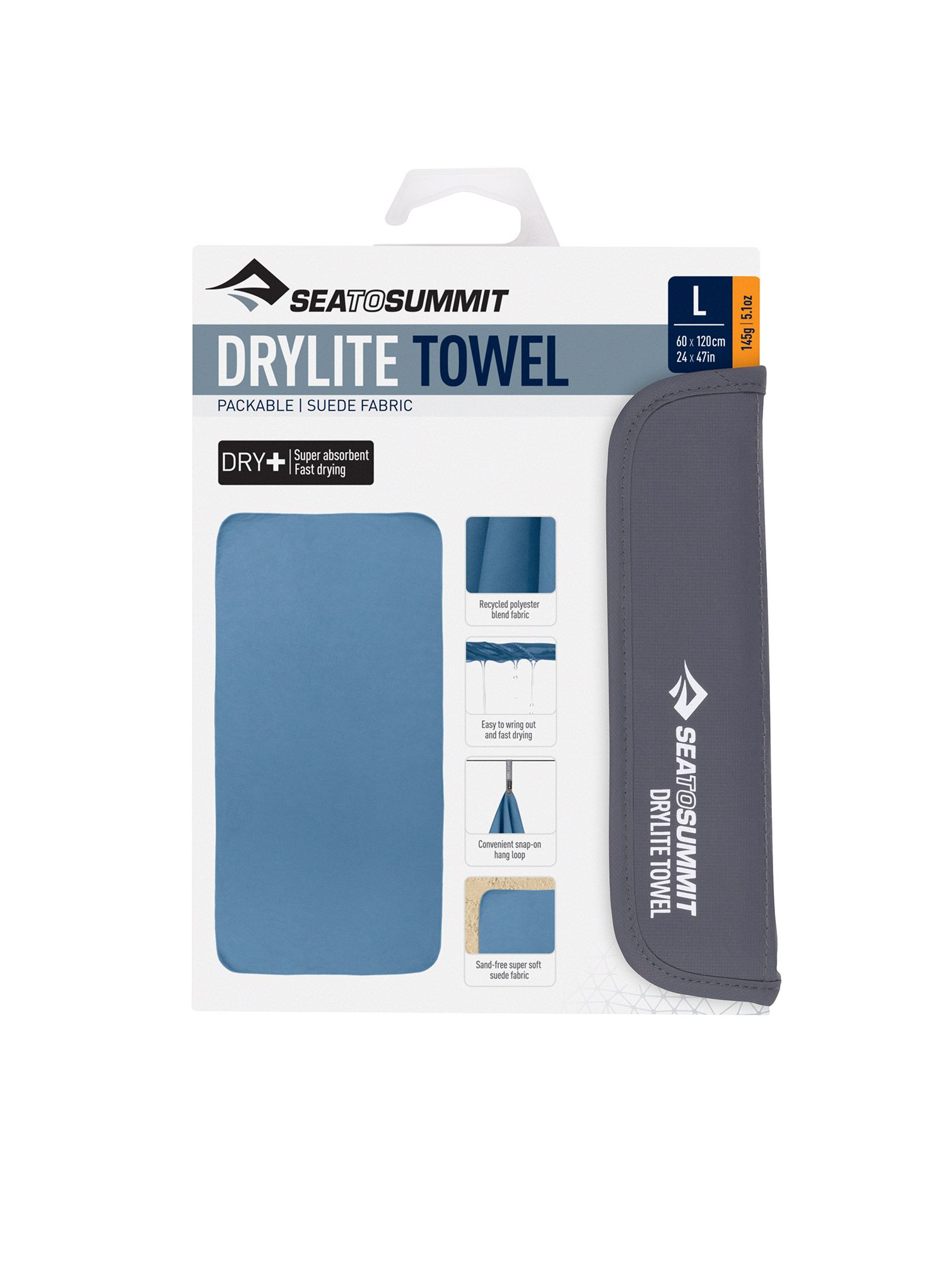 Uterák Sea To Summit DryLite Towel L - moonlight