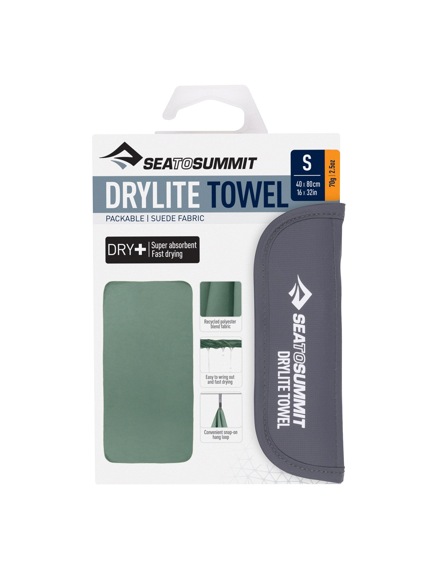 Uterák Sea To Summit DryLite Towel S - sage