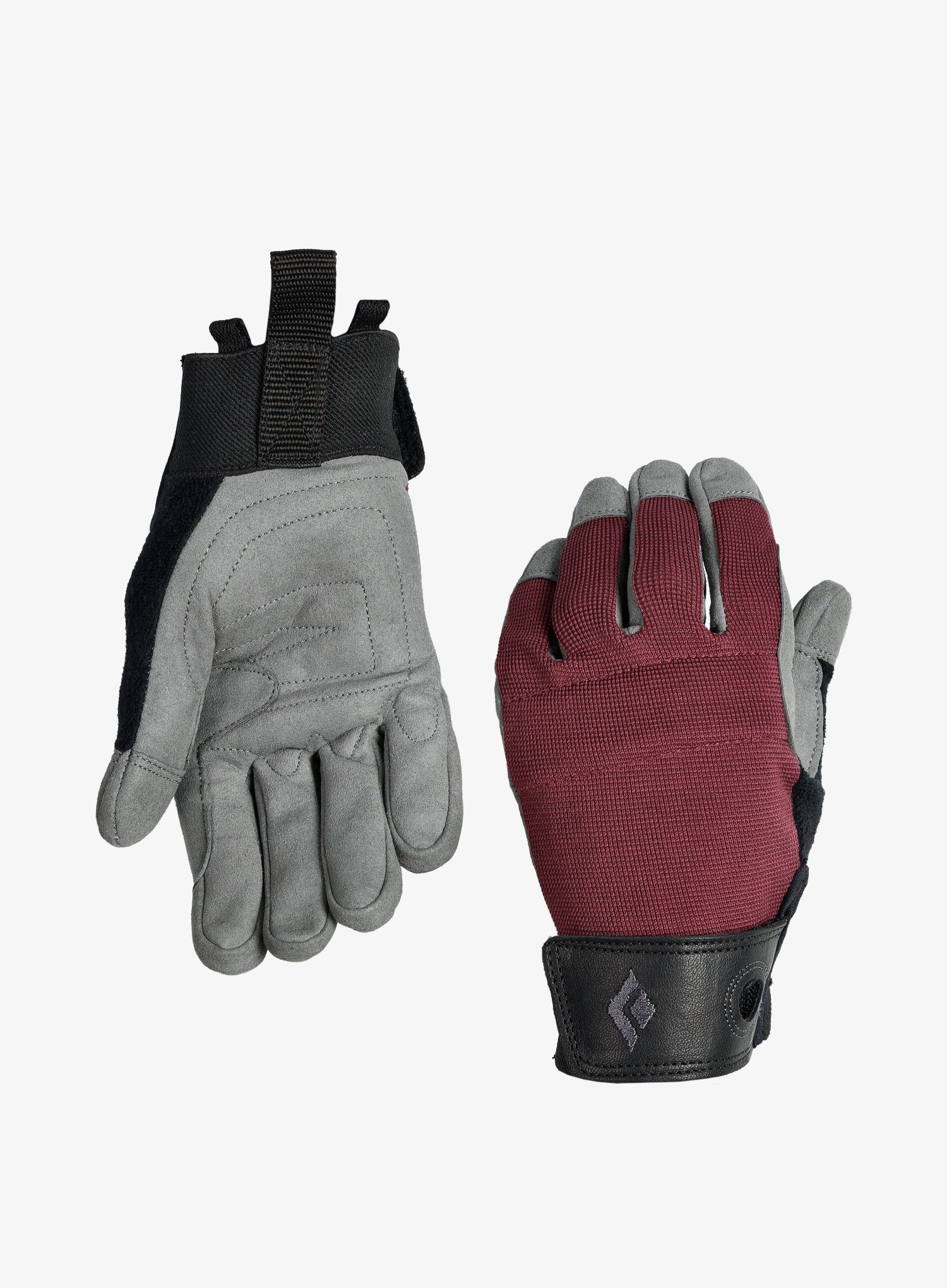 Dámske rukavice Black Diamond Crag Gloves - bordeaux