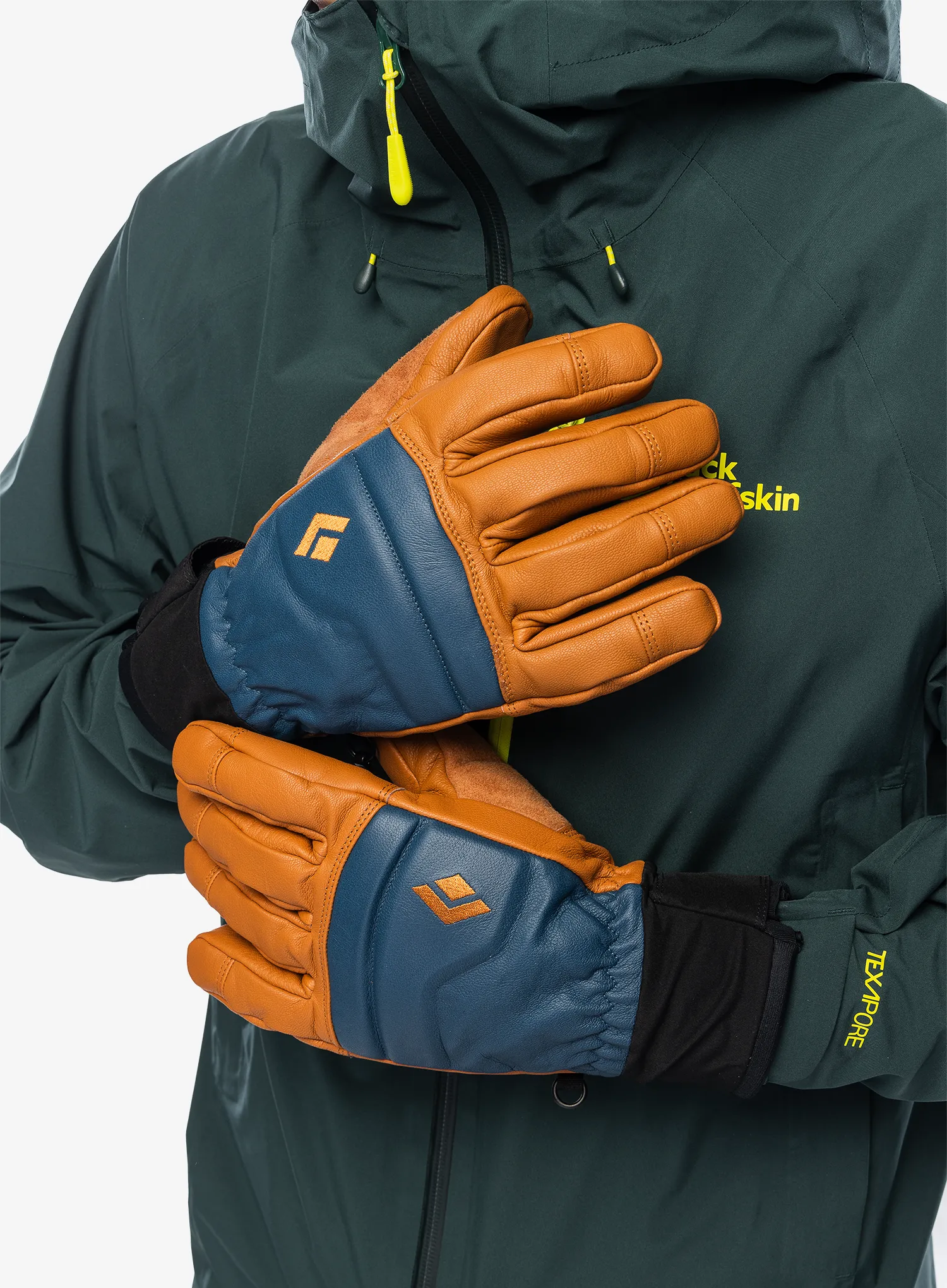 Lyžiarske rukavice Black Diamond Spark Gloves - henna/blue