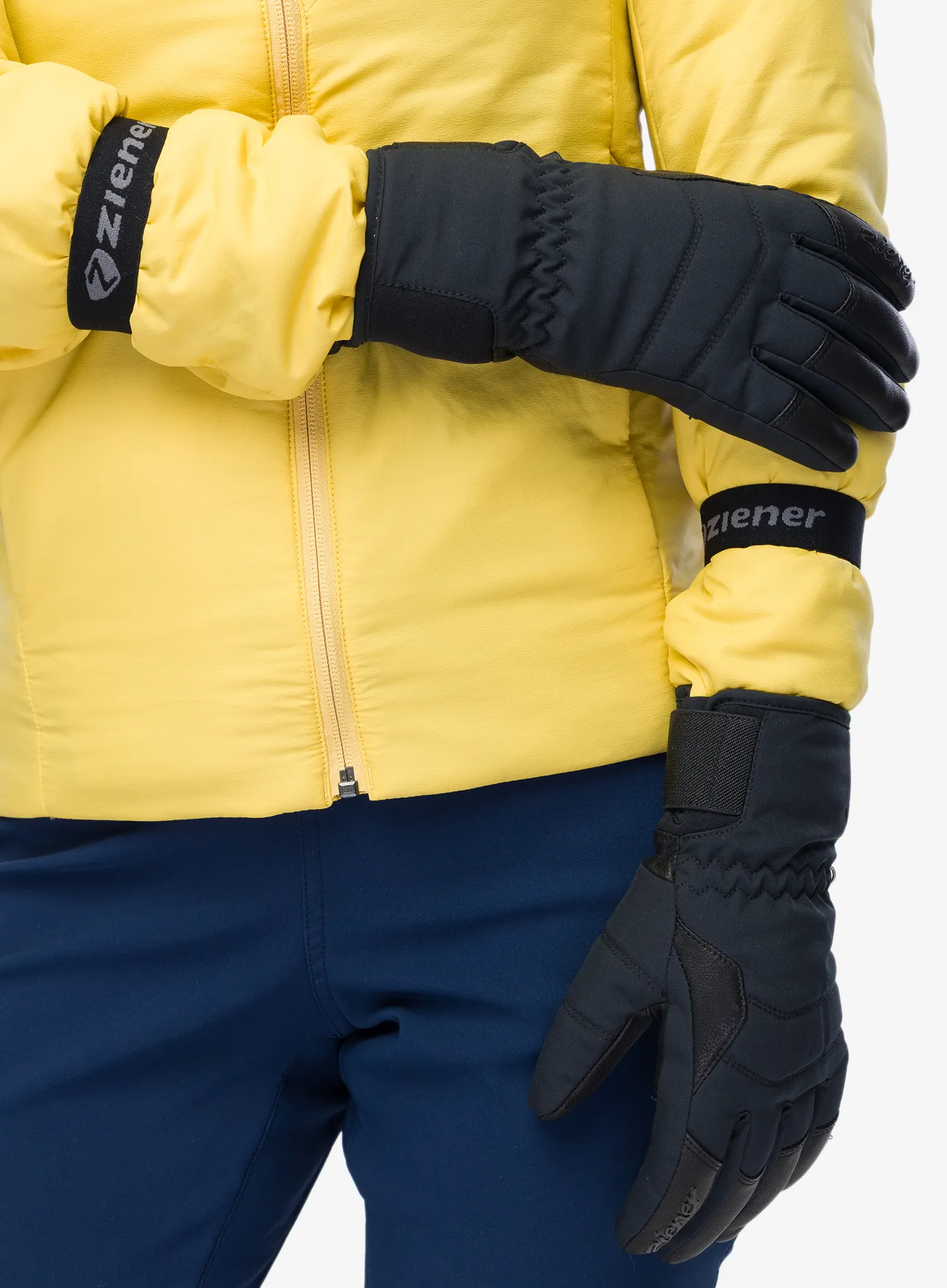 Dámske lyžiarske rukavice Ziener Kale AS AW Glove - black