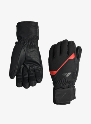 Lyžiarske rukavice Zanier Rauris.GTX - black/red