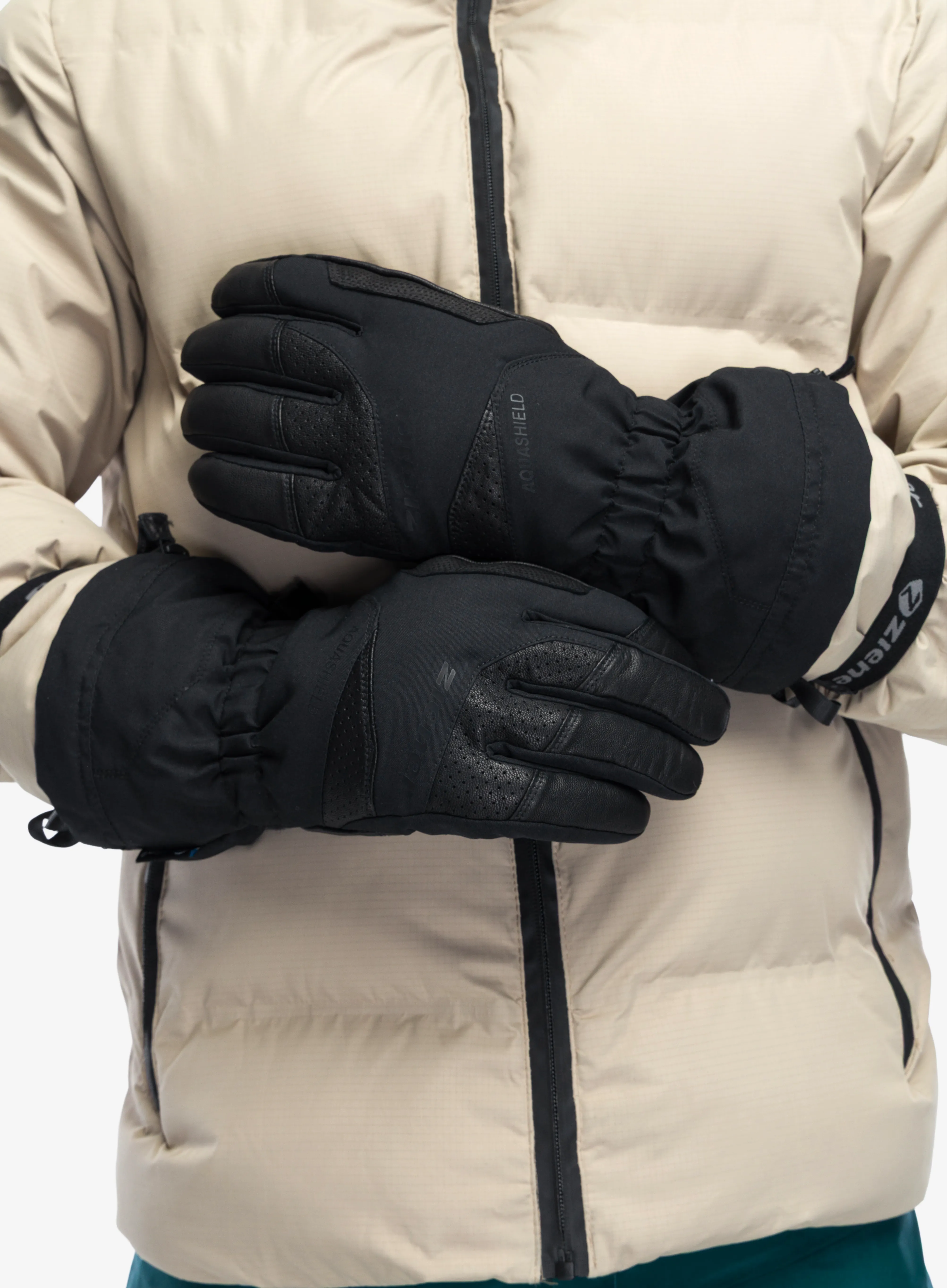 Lyžiarske rukavice Ziener Gaiku AS AW Glove - black