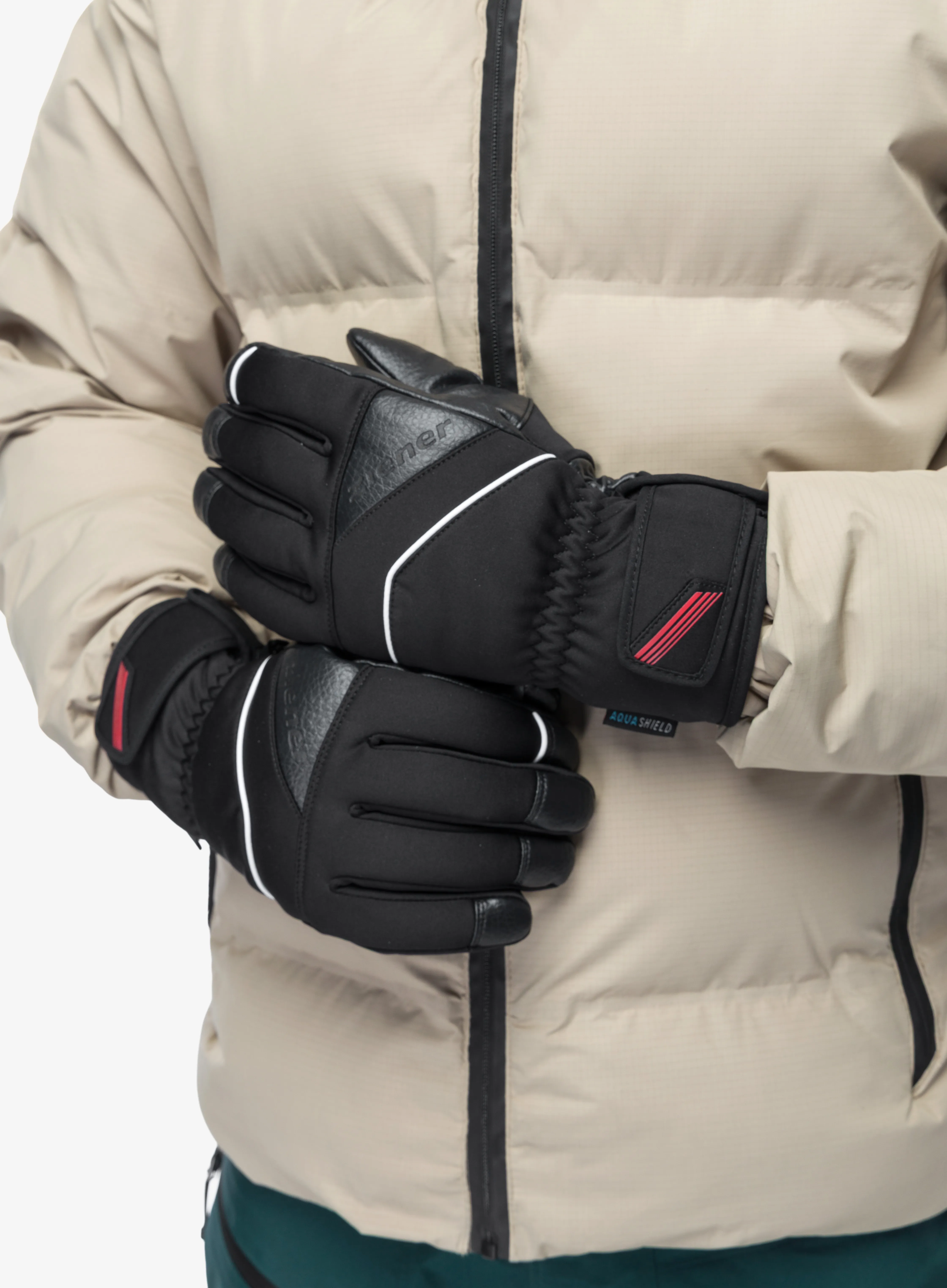 Lyžiarske rukavice Ziener Gefion AS PR Glove - black
