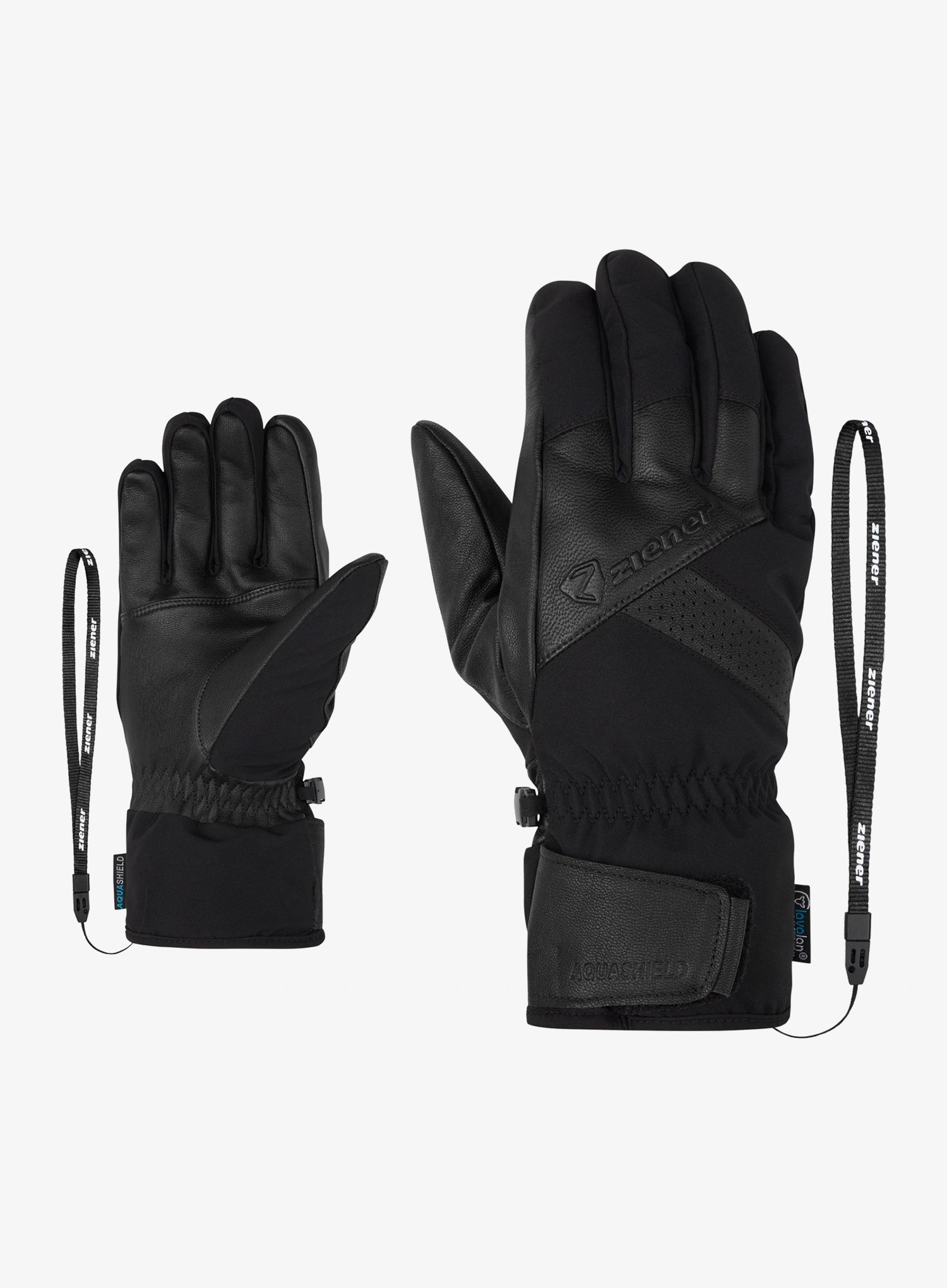 Lyžiarske rukavice Ziener Getter AS AW Glove - black