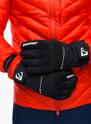 Lyžiarske rukavice Ziener Granit GTX AW Glove - black