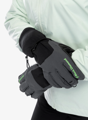 Turistické rukavice Black Diamond Cirque Gloves - carbon