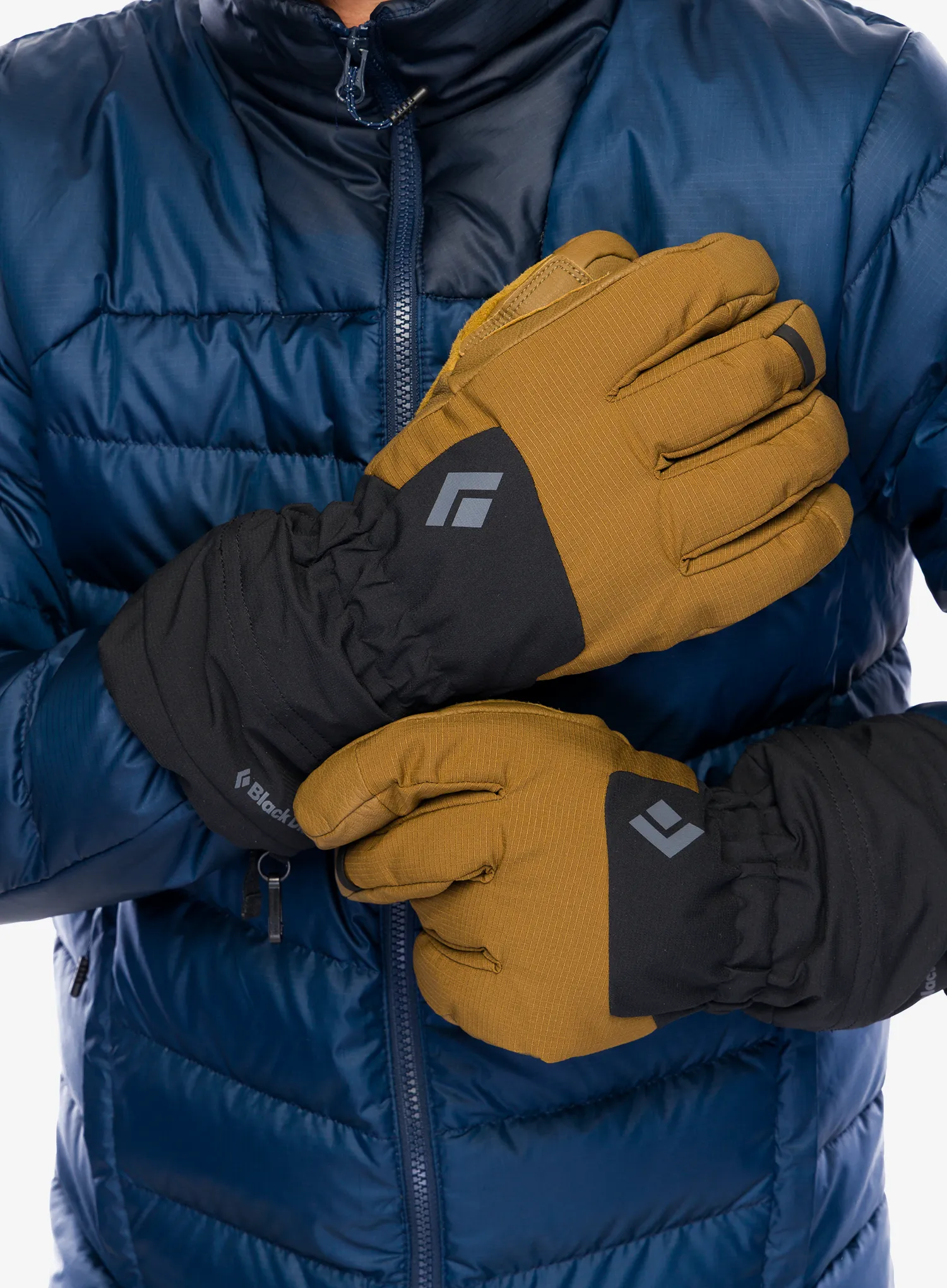 Turistické rukavice Black Diamond Soloist Gloves - dark curry