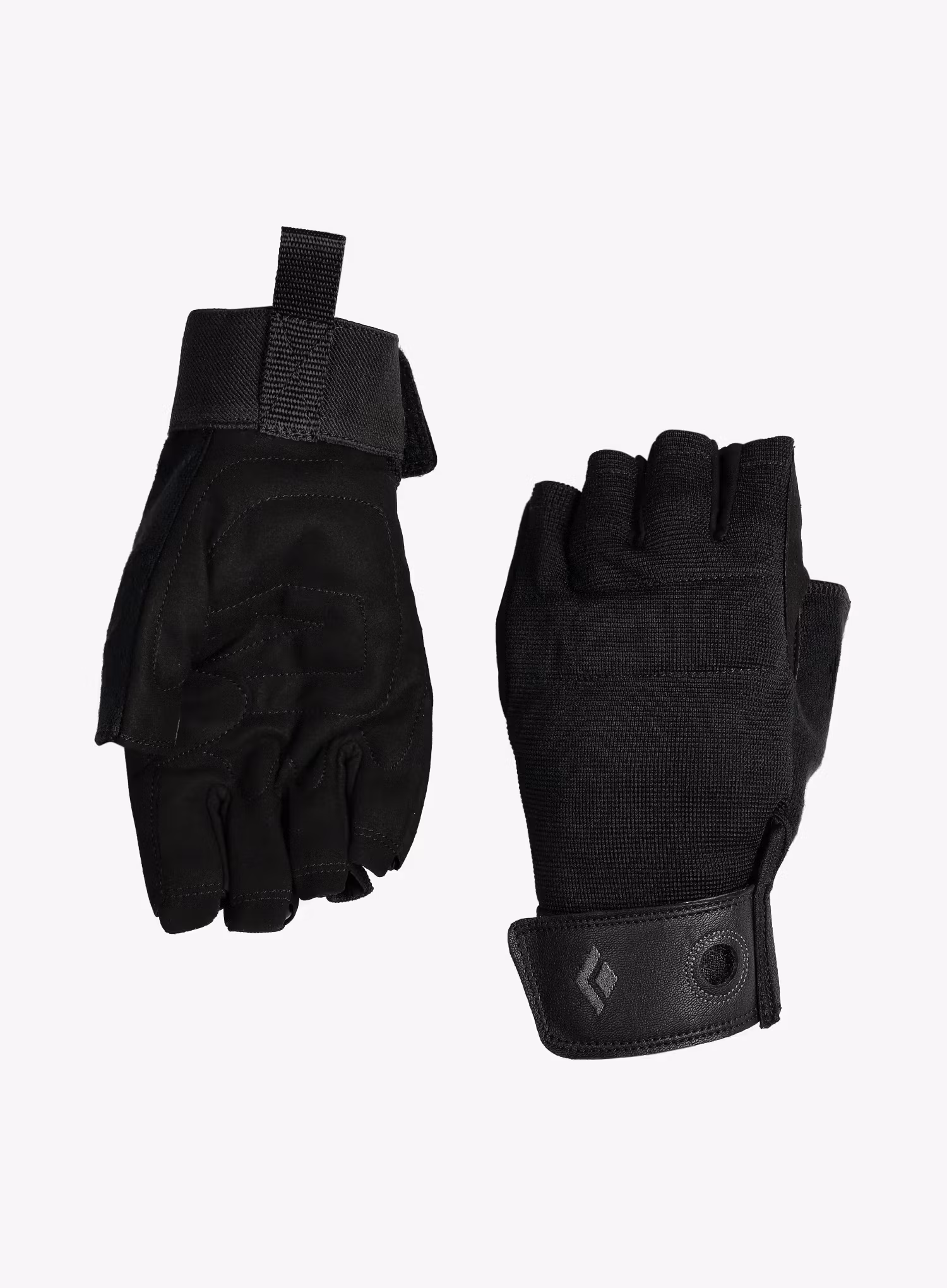 Rukavice bez prstov Black Diamond Crag Half-Finger - black