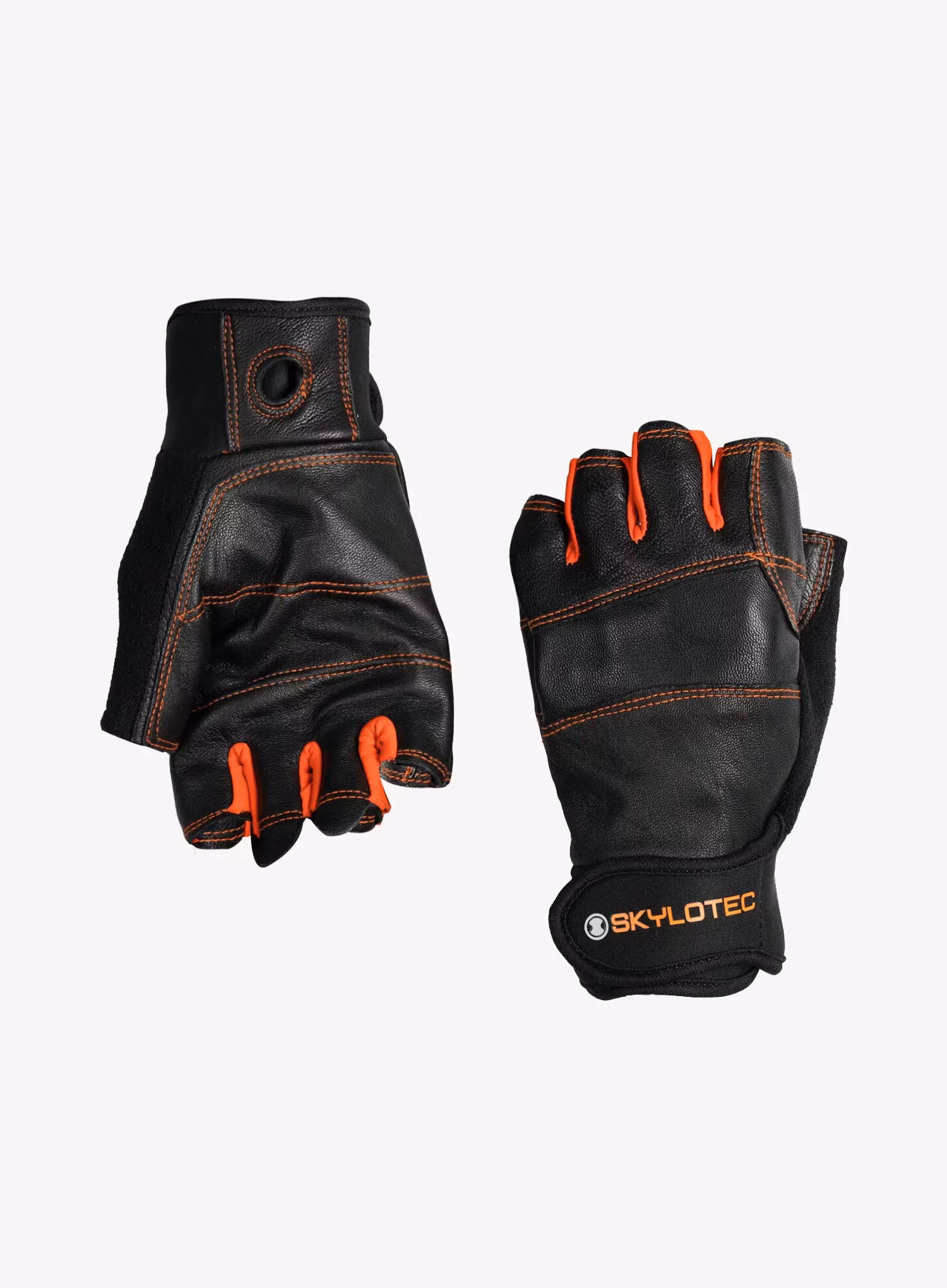 Rukavice bez prstov SKYLOTEC Progrip Ferrata - black/black