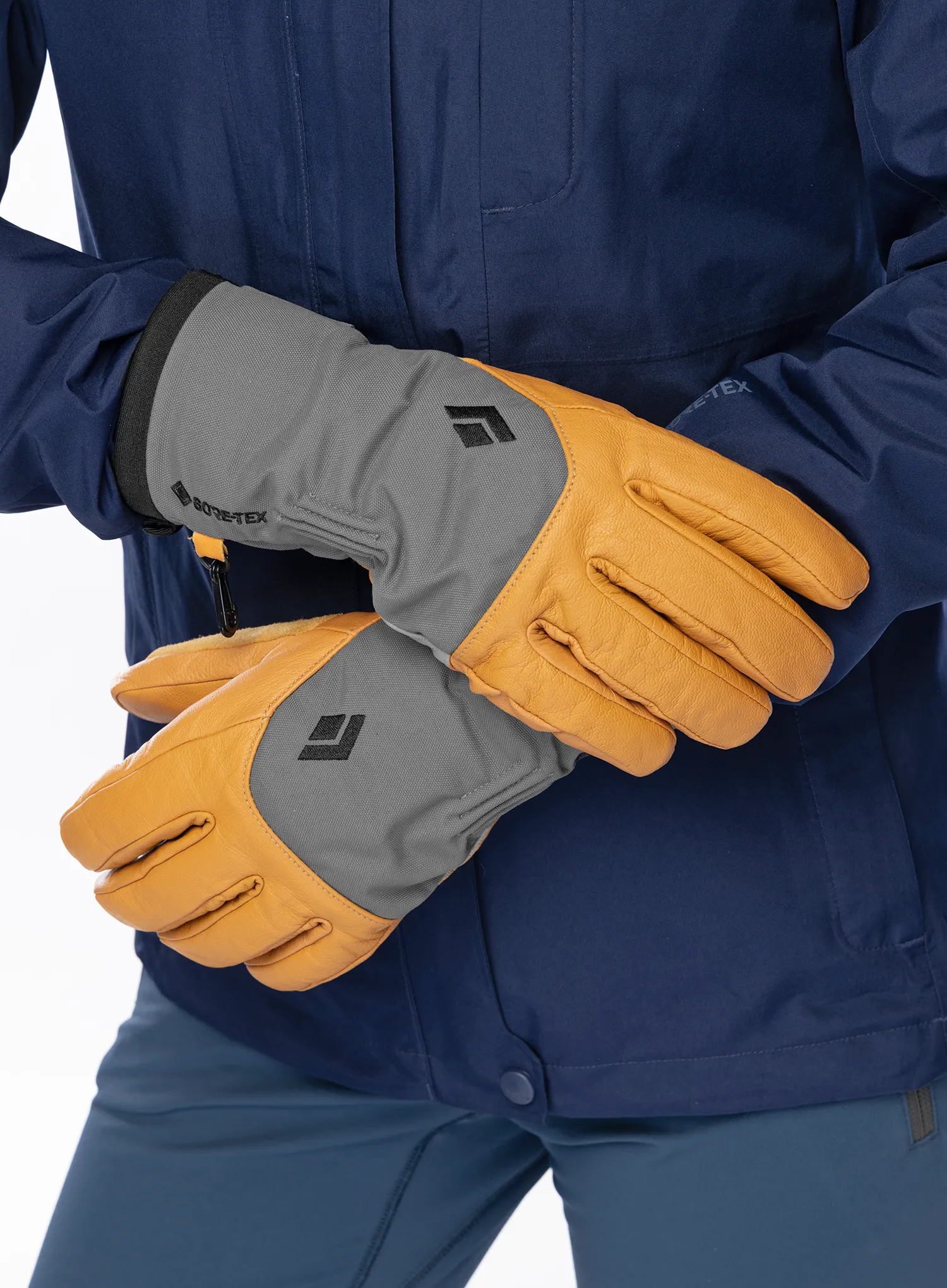 Dámske rukavice Black Diamond Legend Gloves - beeswax/steel gray