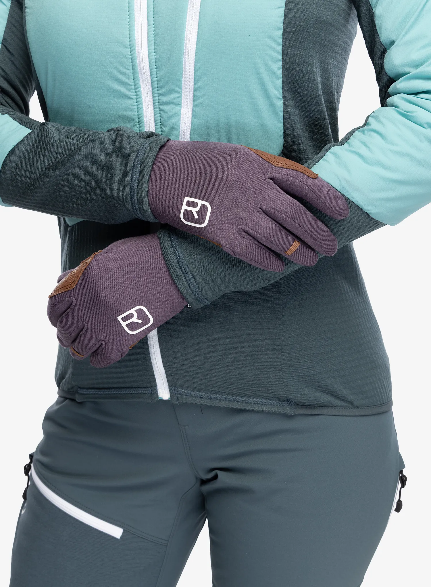 Dámske rukavice Ortovox Fleece Light Glove - wild berry