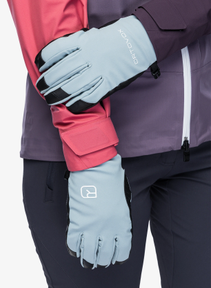 Dámske rukavice Ortovox Tour Glove - glacier grey