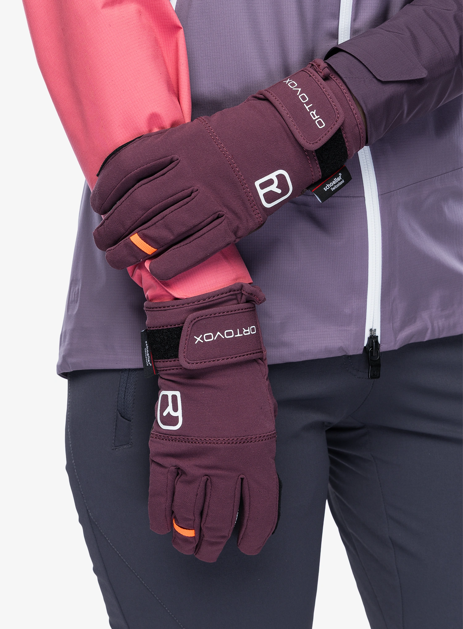 Dámske rukavice Ortovox Tour Light Glove - winetasting