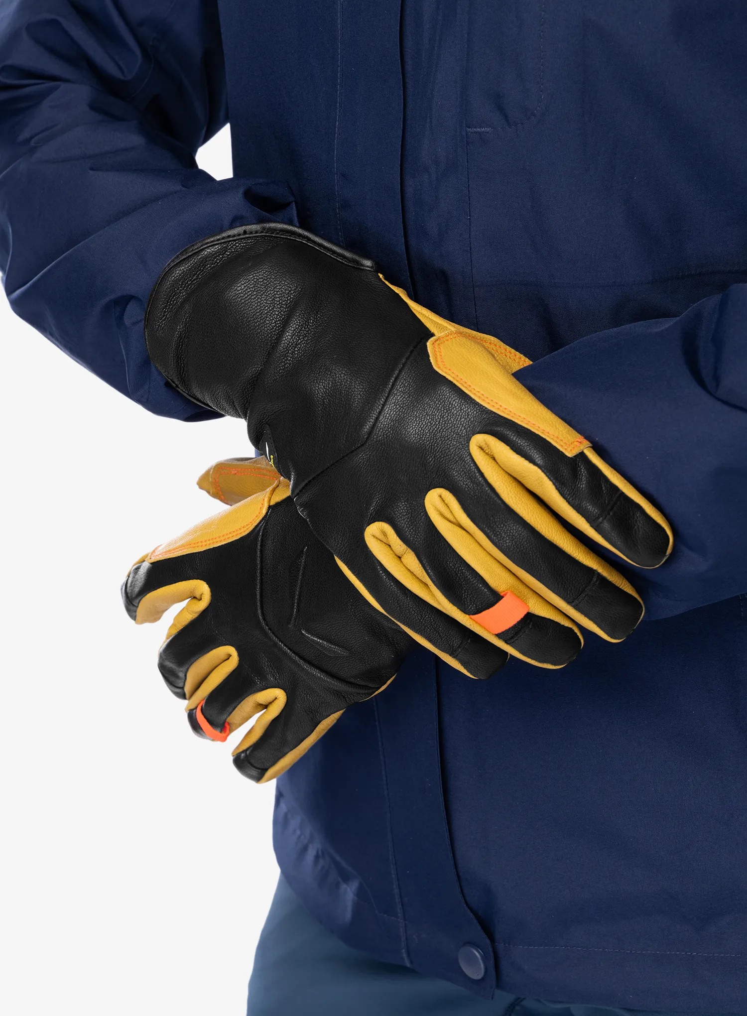 Dámske rukavice Salewa Ortles AM Leather Gloves - black out