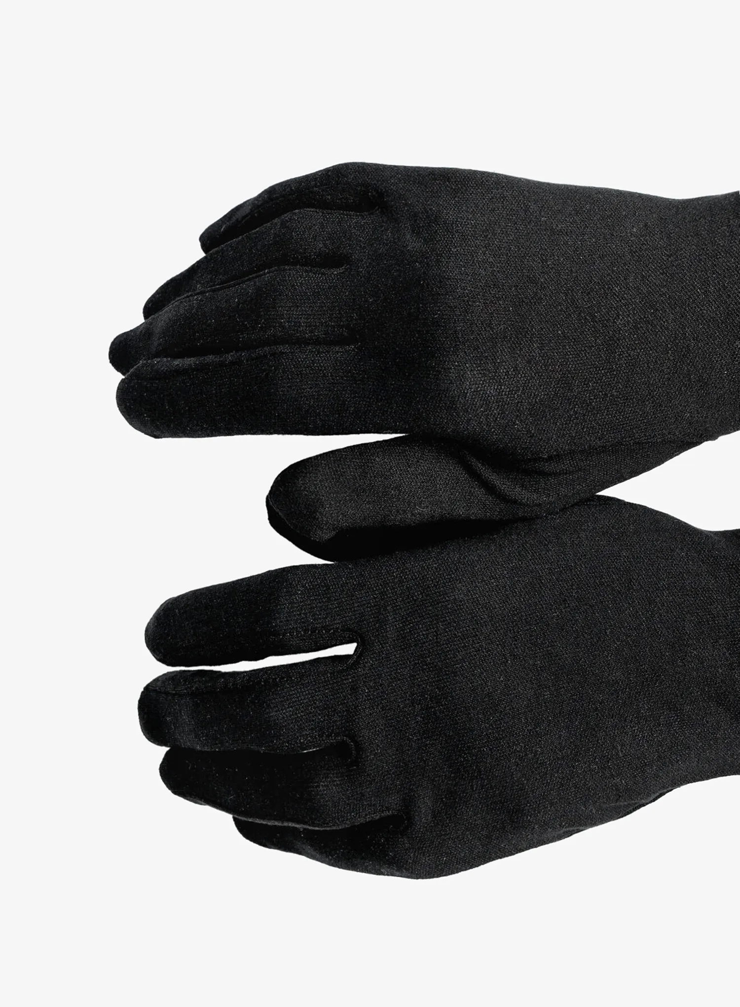 Dotykové rukavice Trekmates Silk Liner Glove - black