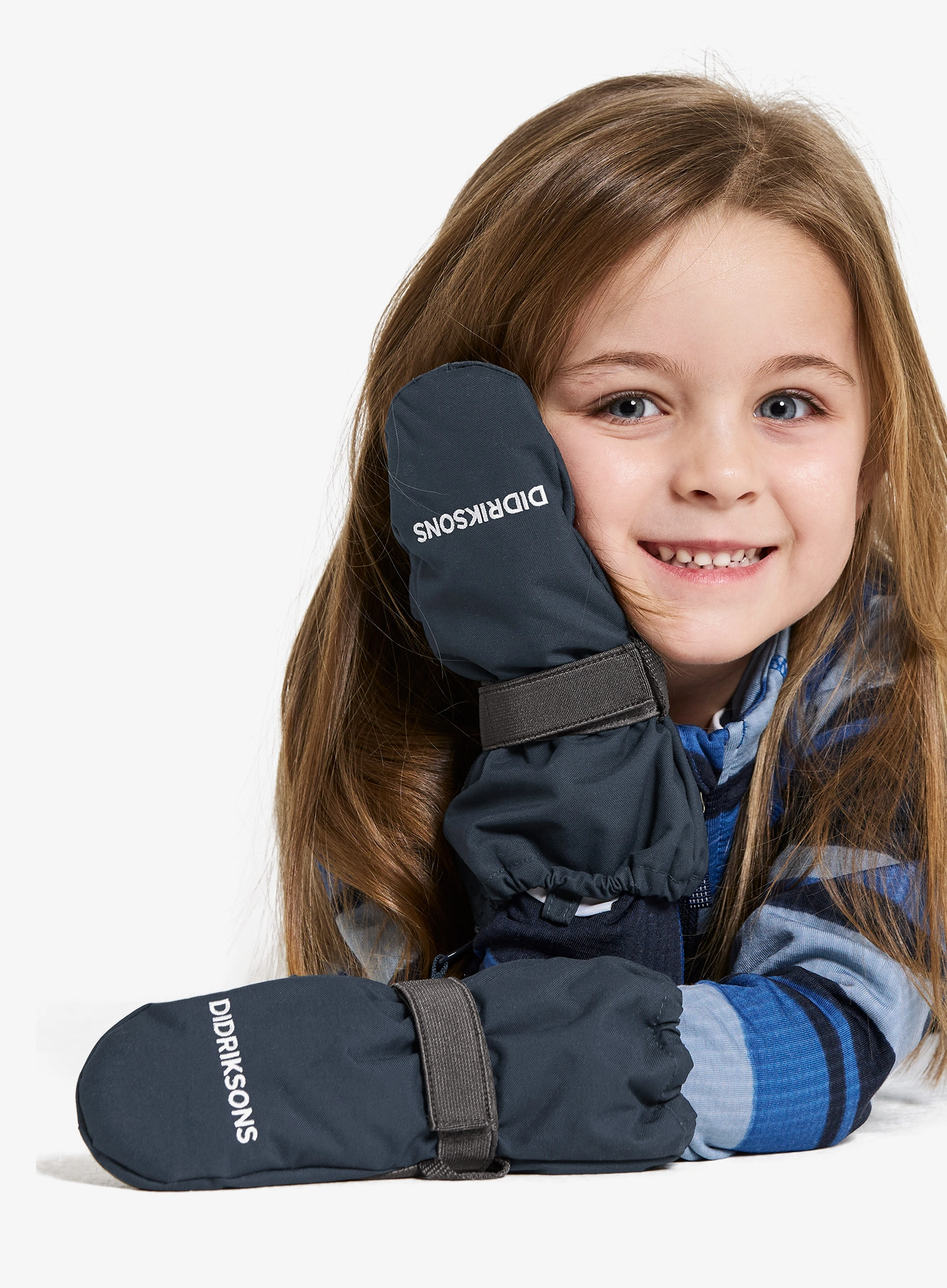 Rukavice detské Didriksons Biggles Zip Mitten 8 - navy