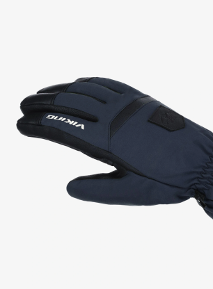 Lyžiarske rukavice Viking Lars Ski - navy/black leather
