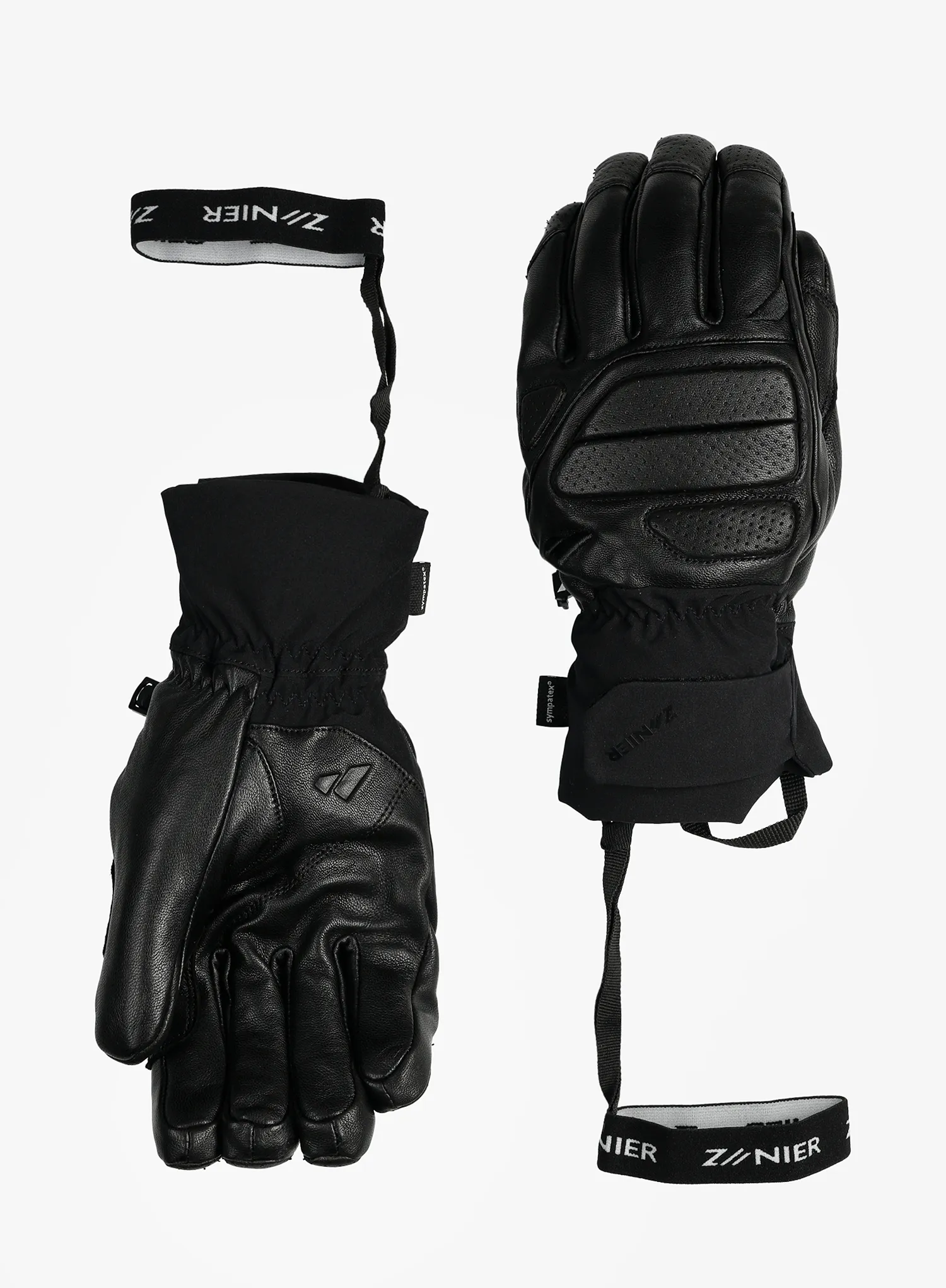 Lyžiarske rukavice Zanier Revolution.STX - black