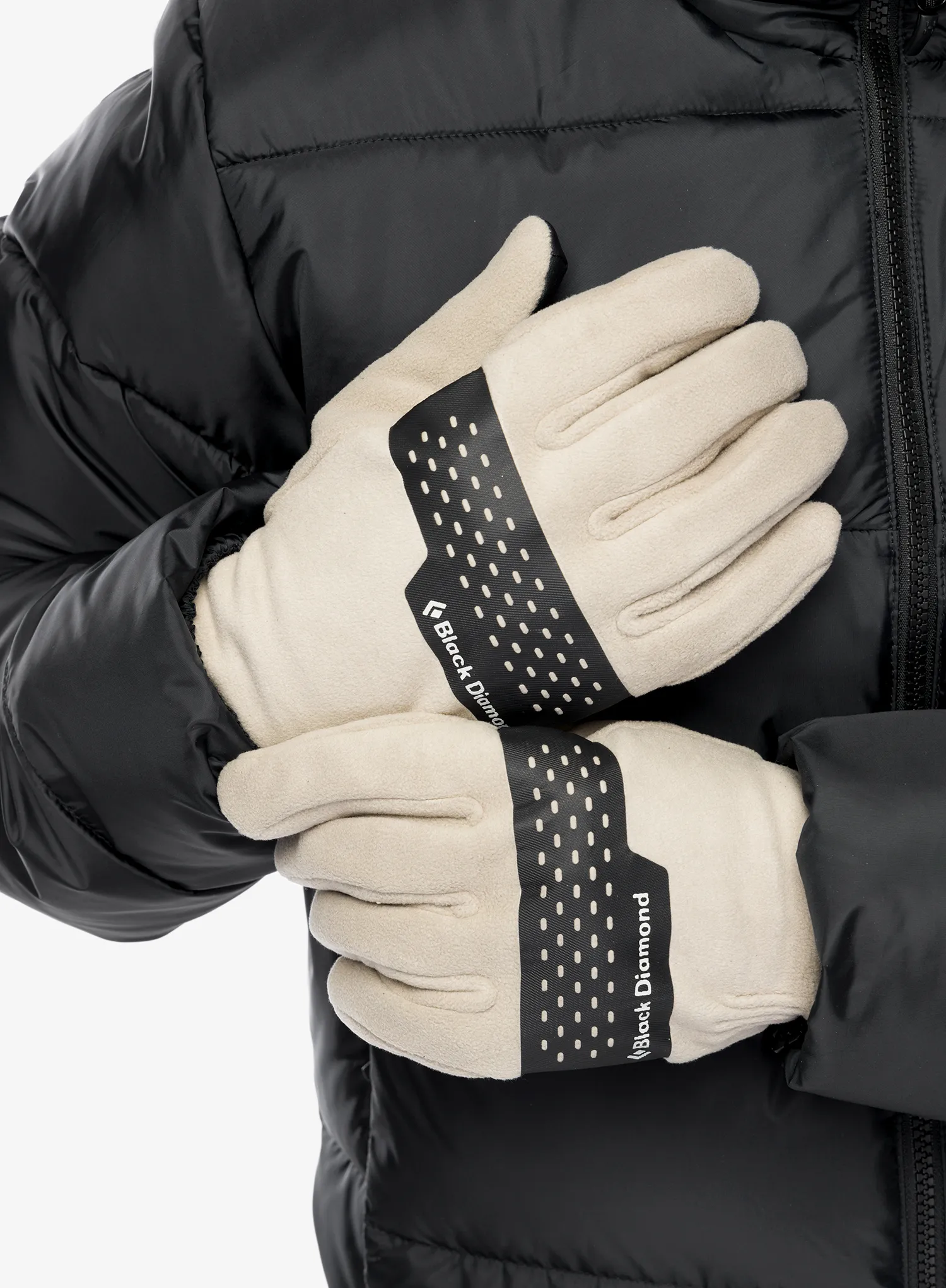 Flísové rukavice Black Diamond Alpine Fleece Gloves - moonstone