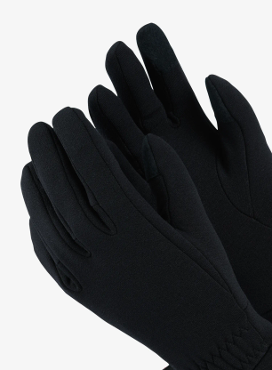 Flísové rukavice dámske Mountain Equipment Touch Screen Glove - black/black