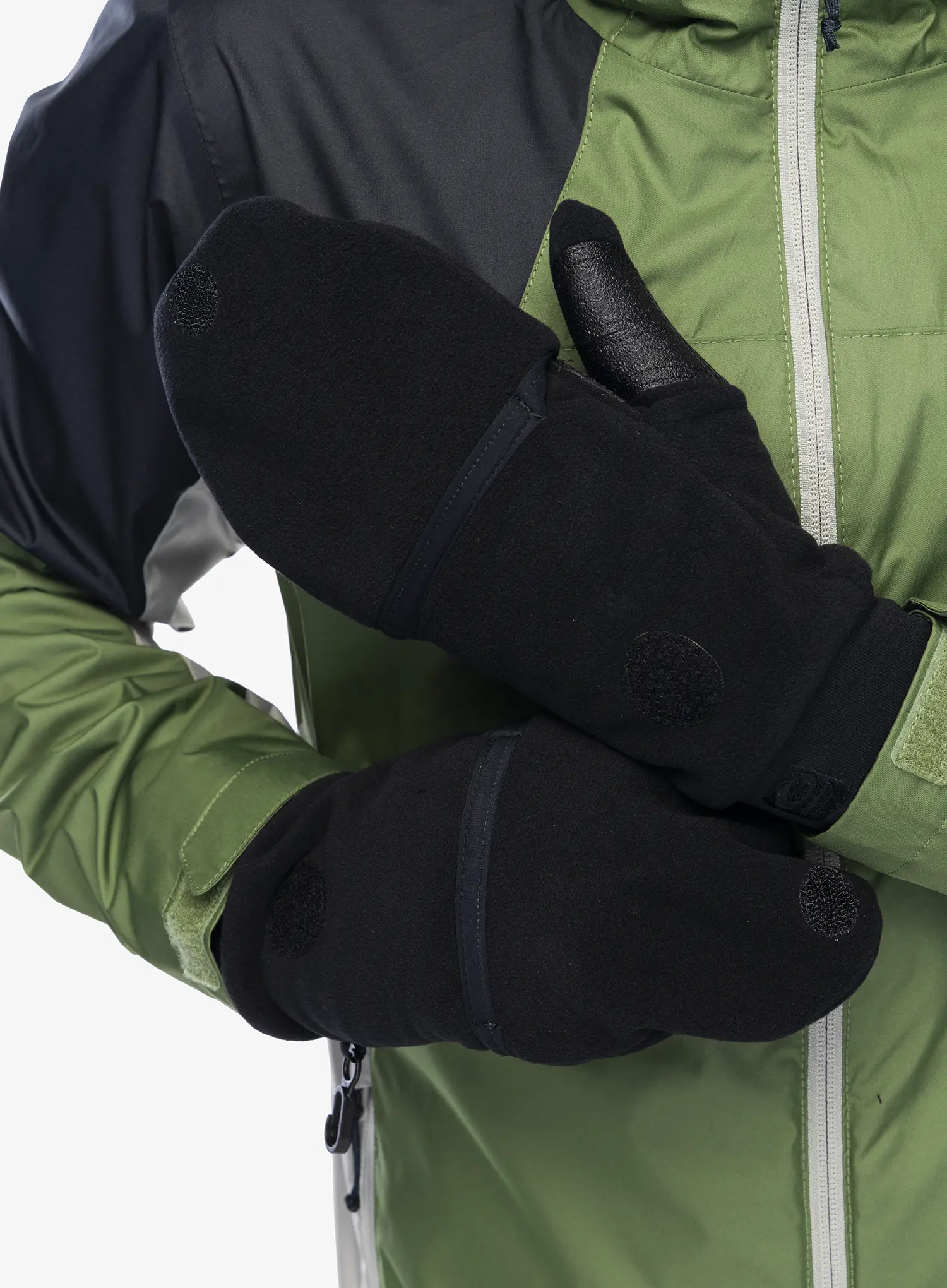 Flísové rukavice Kanfor Ice Pro NW - black