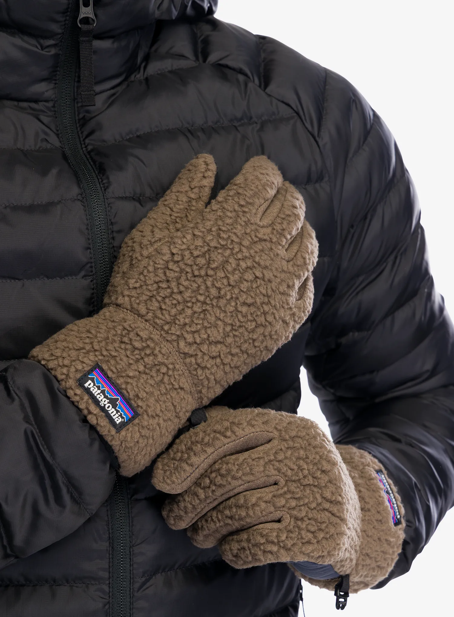 Flísové rukavice Patagonia Retro Pile Gloves - marlow brown