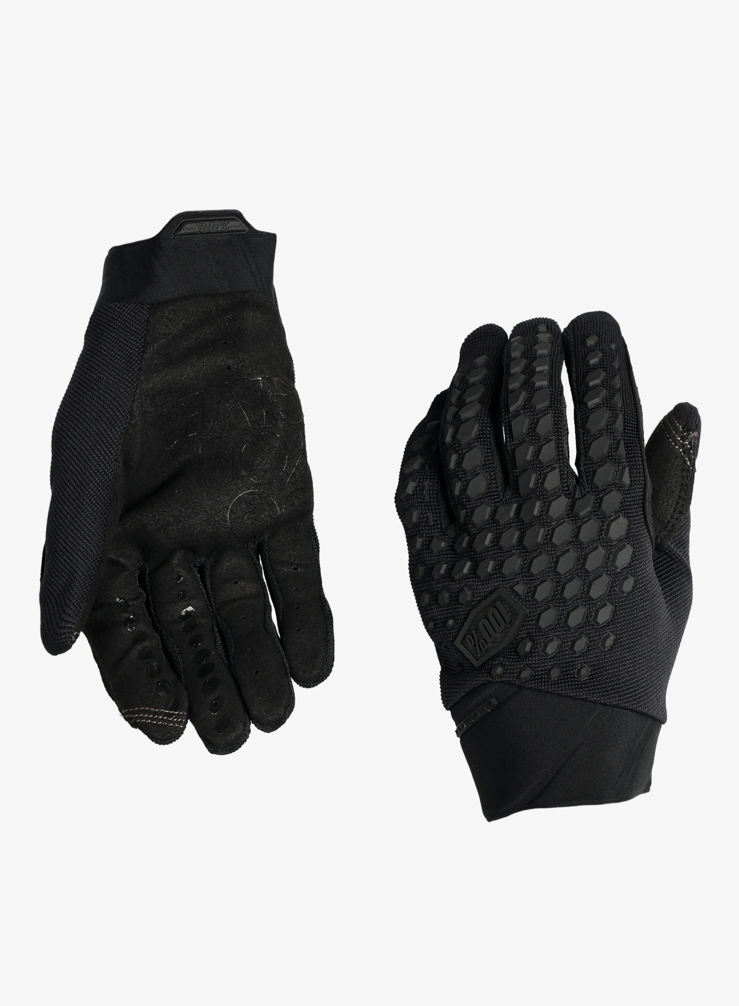 Cyklistické rukavice 100% Geomatic Gloves - black/charcoal