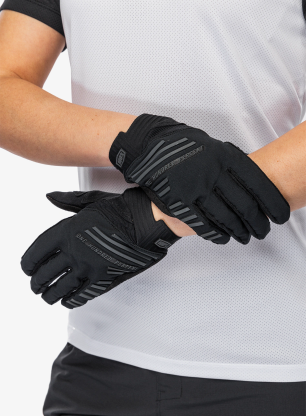 Cyklistické rukavice 100% R-Core Gloves - black