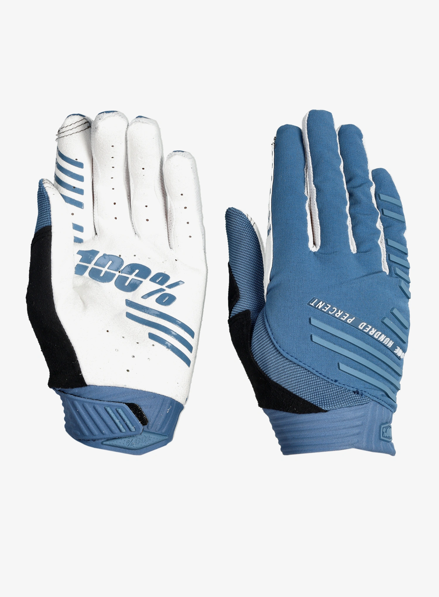 Cyklistické rukavice 100% R-Core Gloves - slate blue