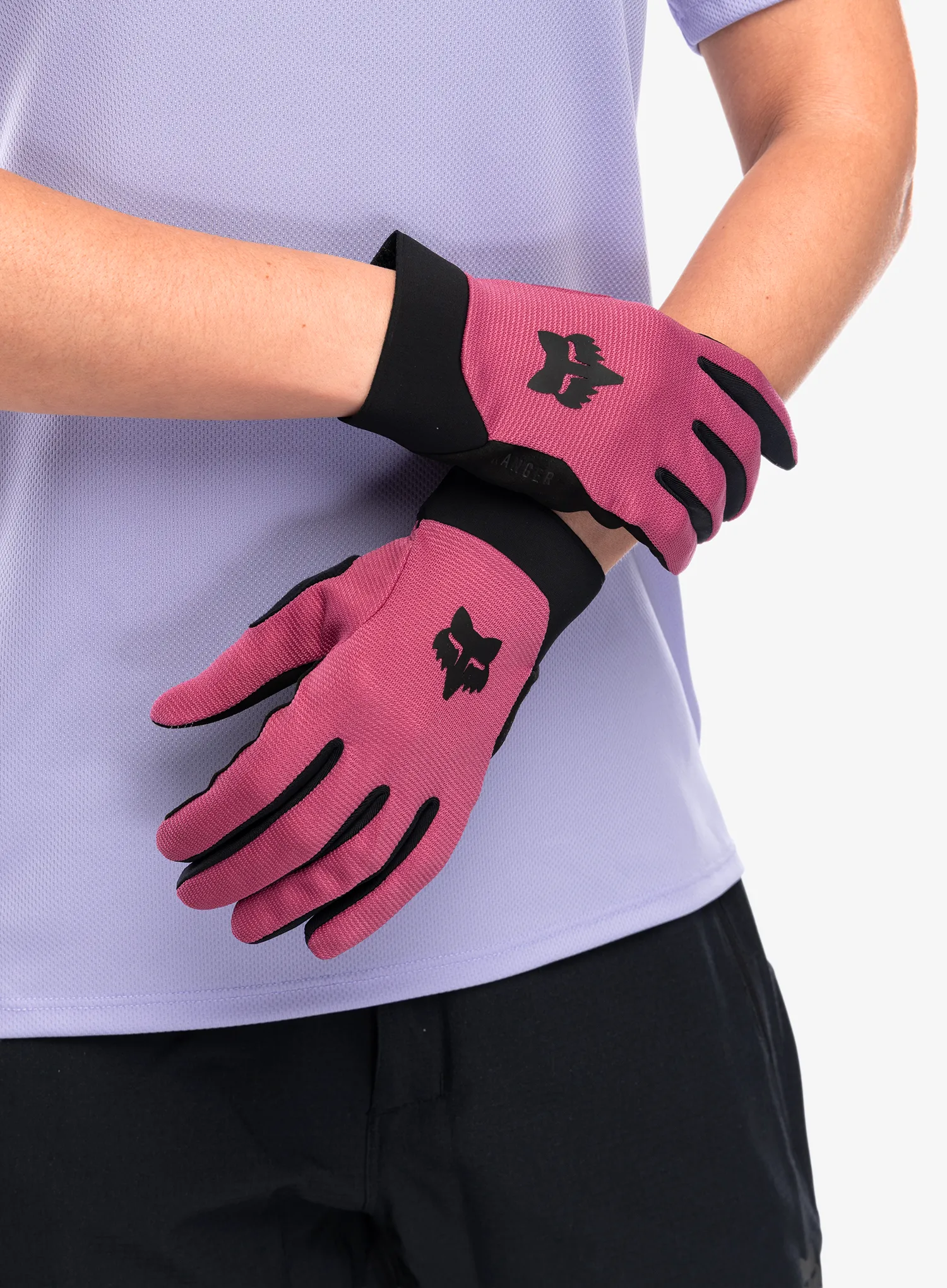 Cyklistické rukavice dámske Fox Ranger Glove - berry