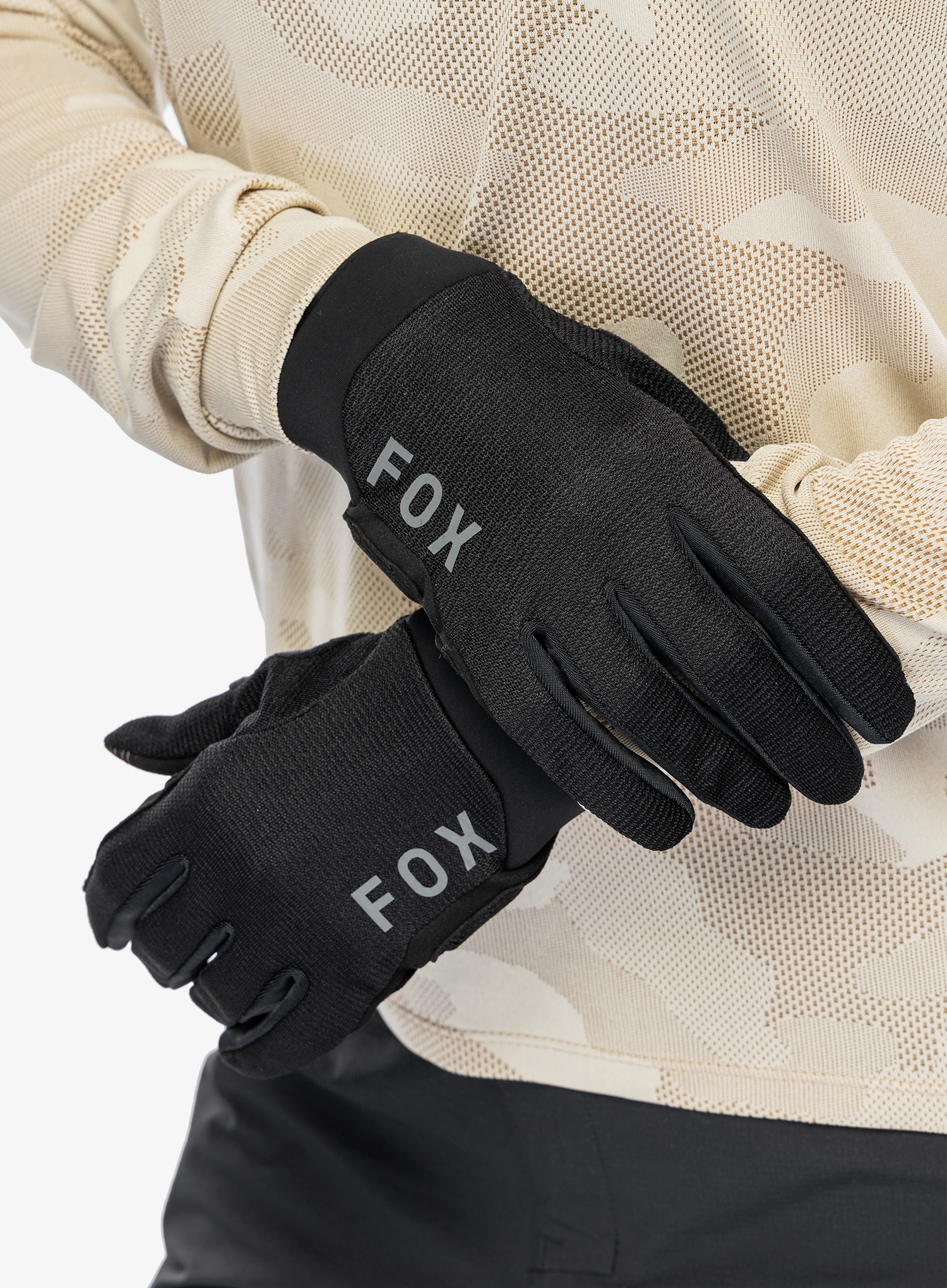 Cyklistické rukavice dámske Fox Ranger Glove Gel - black/black