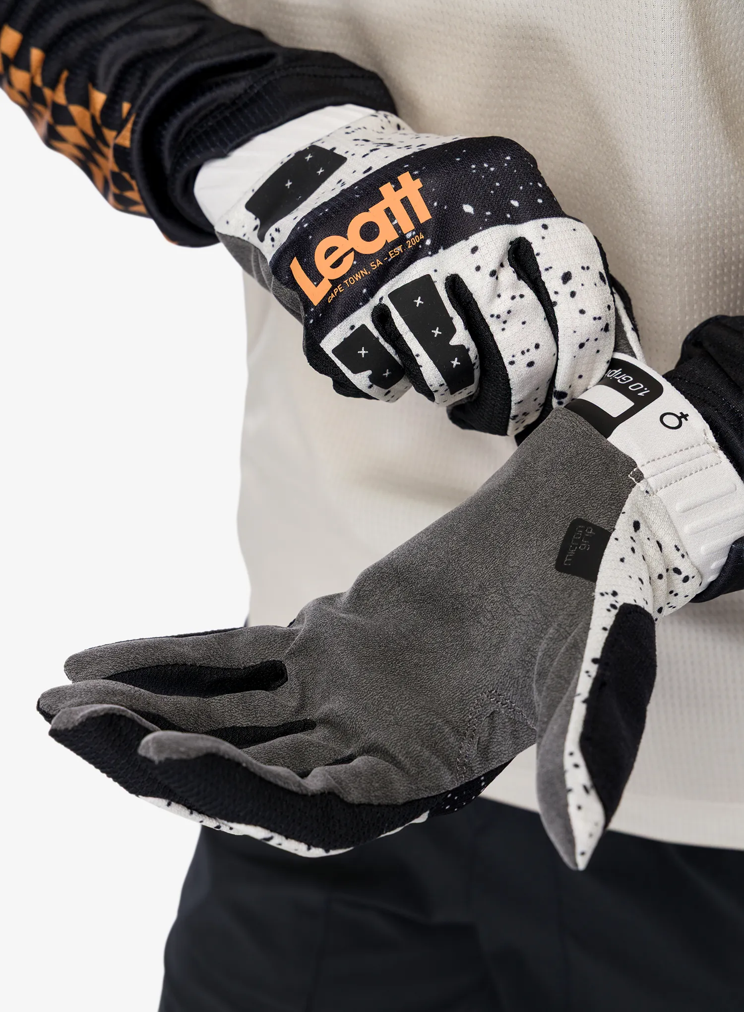 Cyklistické rukavice dámske Leatt Glove MTB 1.0 GripR - cream