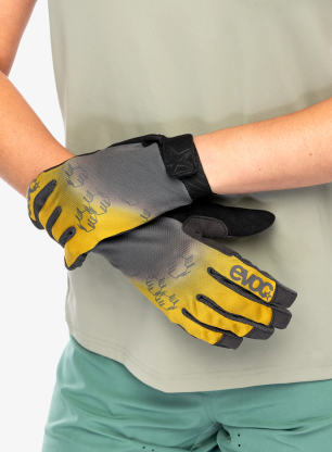 Cyklistické rukavice dlhé Evoc Enduro Touch Glove - curry