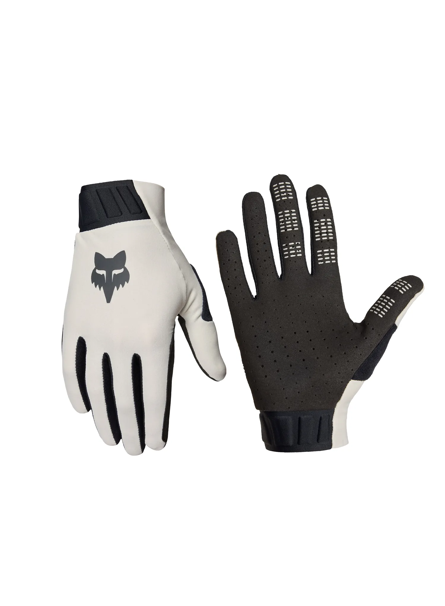 Cyklistické rukavice Fox Flexair Glove - chalk white