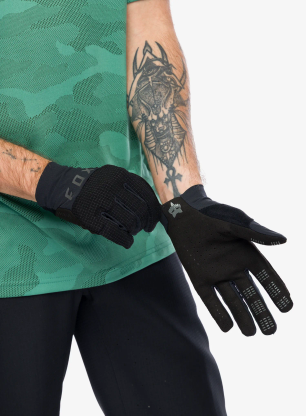 Cyklistické rukavice Fox Flexair Pro Glove - black