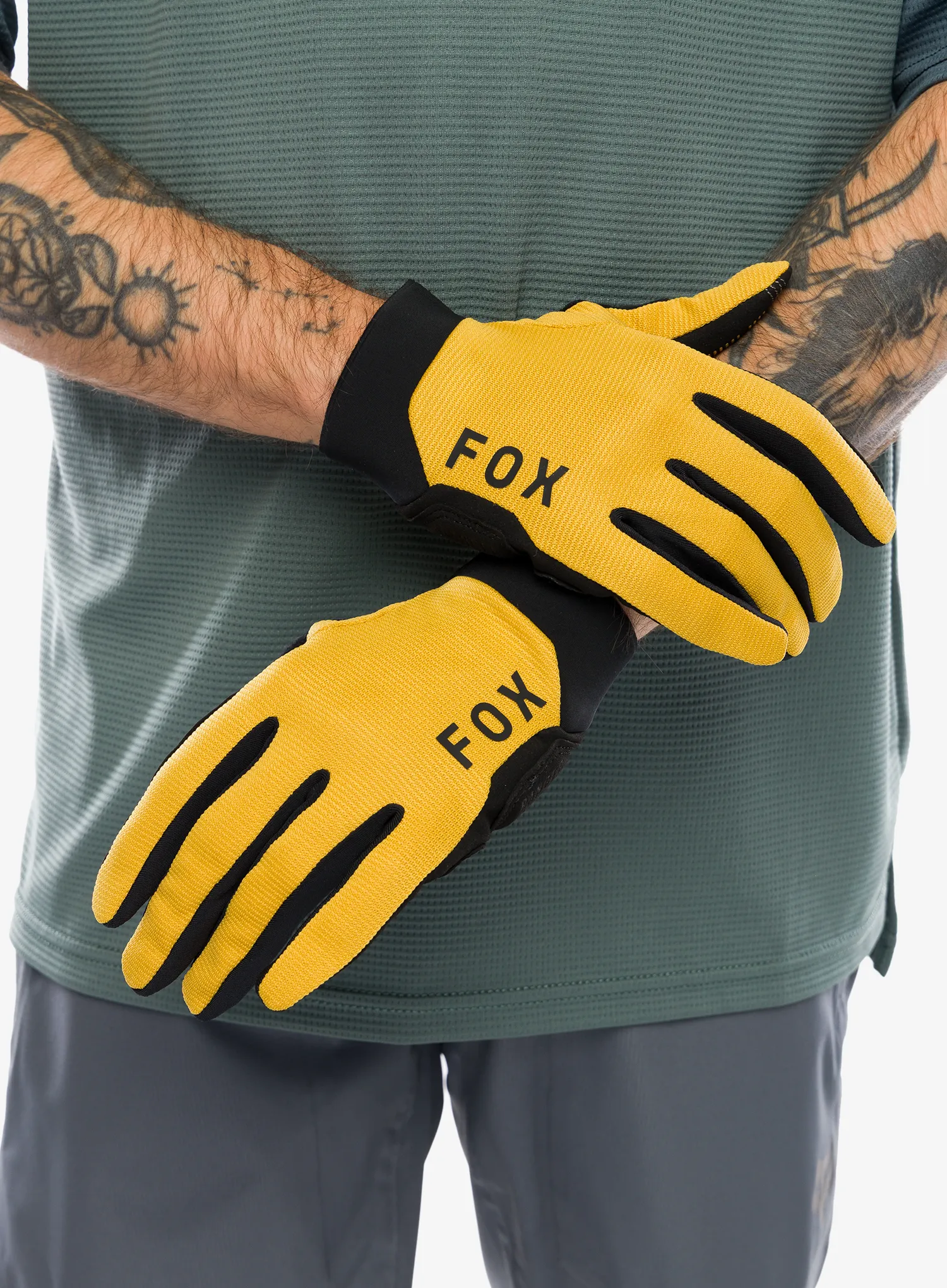 Cyklistické rukavice Fox Ranger Glove Gel - bronze