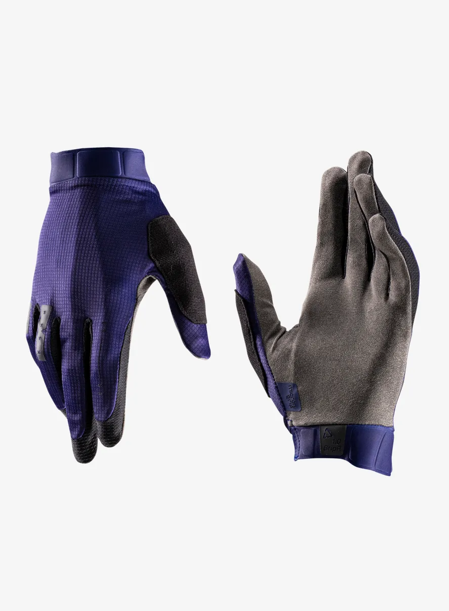 Cyklistické rukavice Leatt Glove MTB 1.0 GripR - galaxy blue
