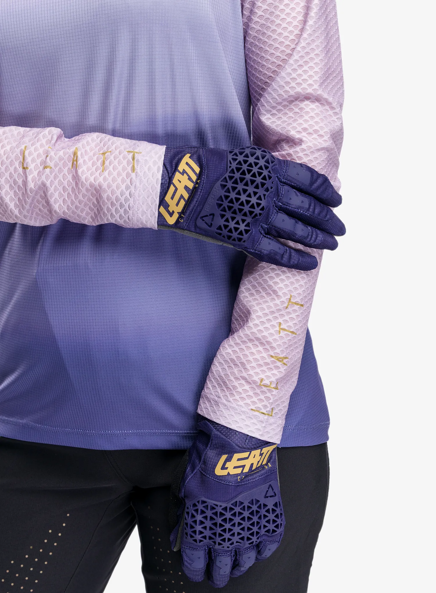 Cyklistické rukavice Leatt Glove MTB 3.0 Lite - galaxy blue