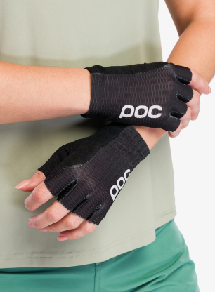 Cyklistické rukavice POC Agile Short Glove - uranium black