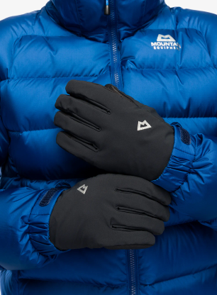 Rukavice softshell Mountain Equipment G2 Alpine Glove - black/black
