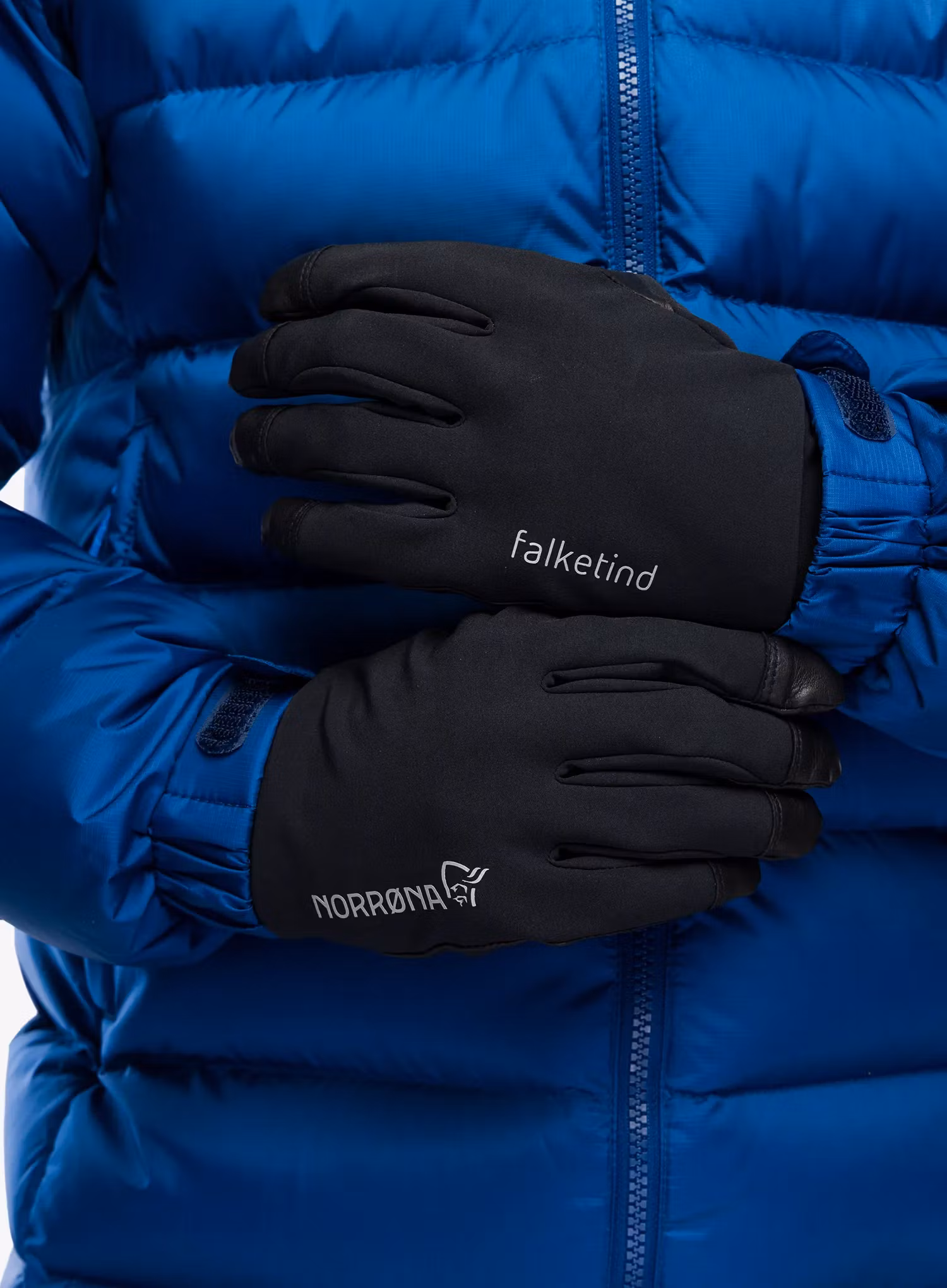 Rukavice softshell Norrona Falketind Gore-Tex Infinium Short Gloves - caviar