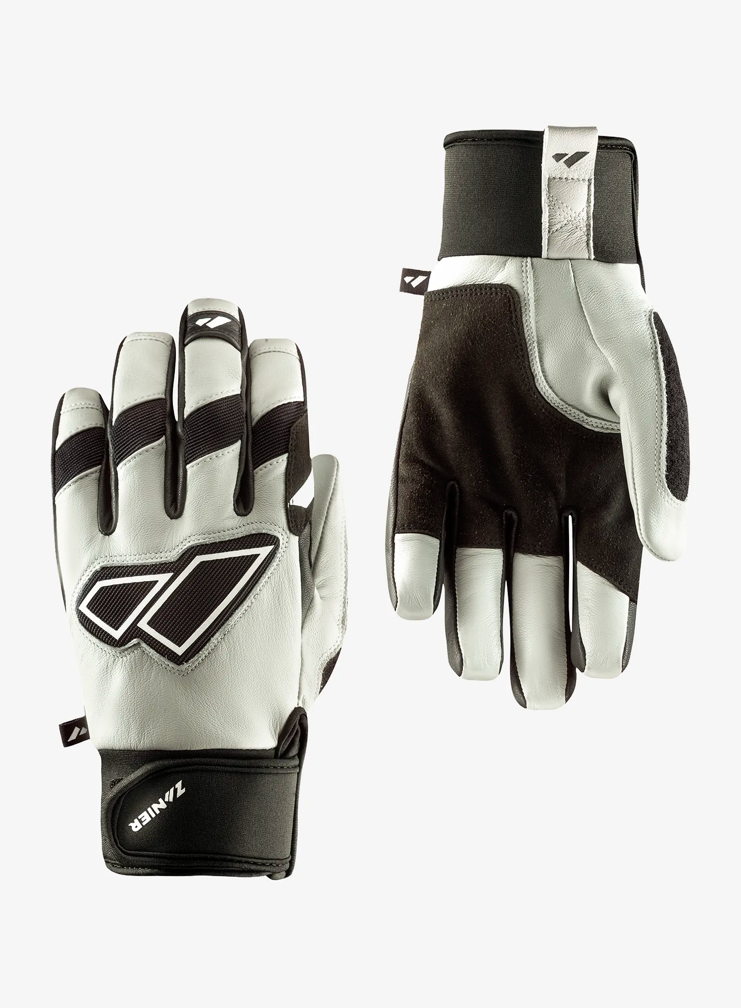 Turistické rukavice Zanier MyMountainPassion Glove - silver/black