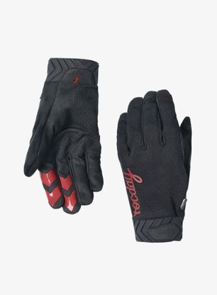 Cyklistické rukavice Rocday Evo Race - black/red