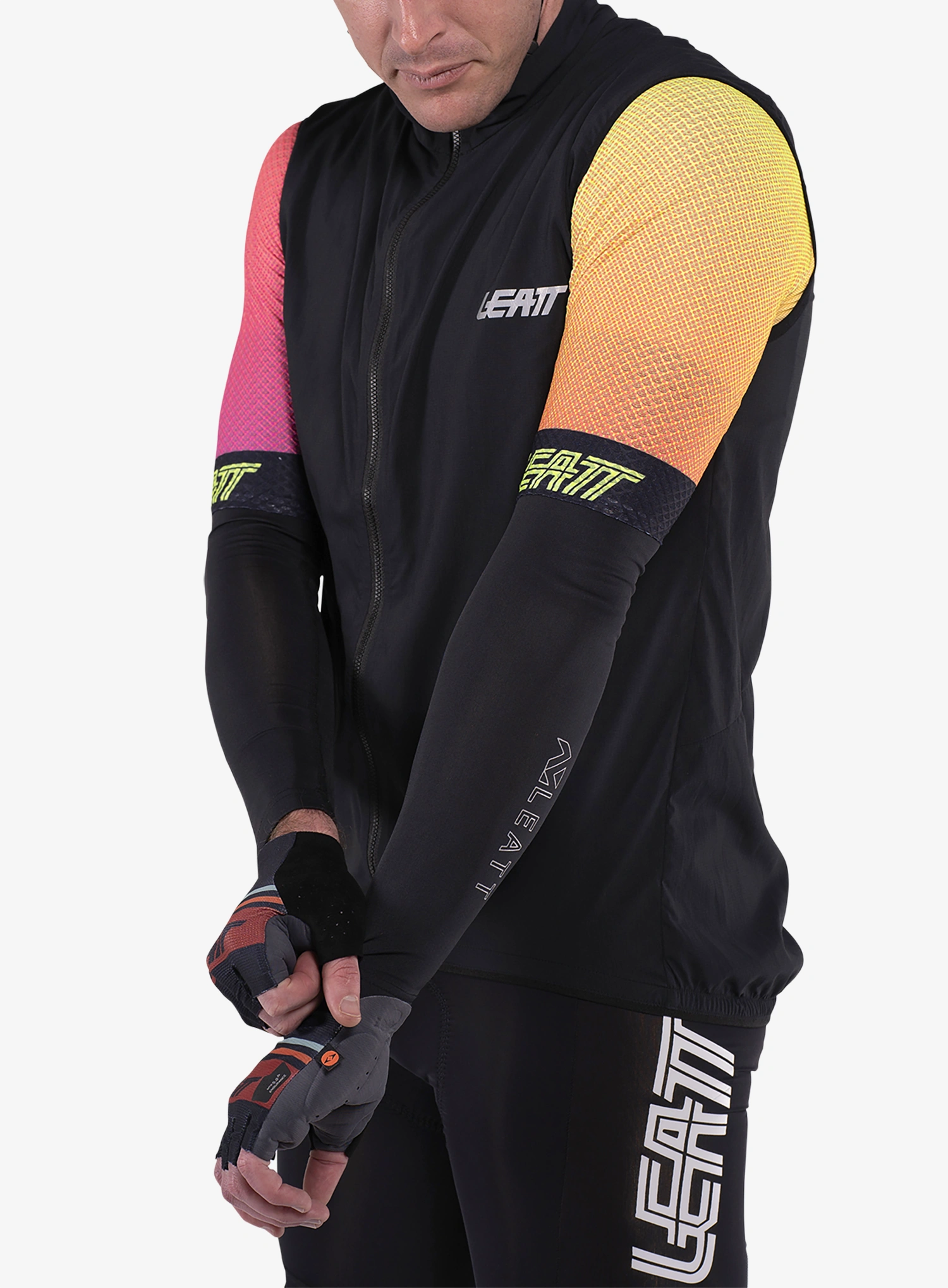 Cyklistické návleky na ruky Leatt Arm Warmer Sleeve - black